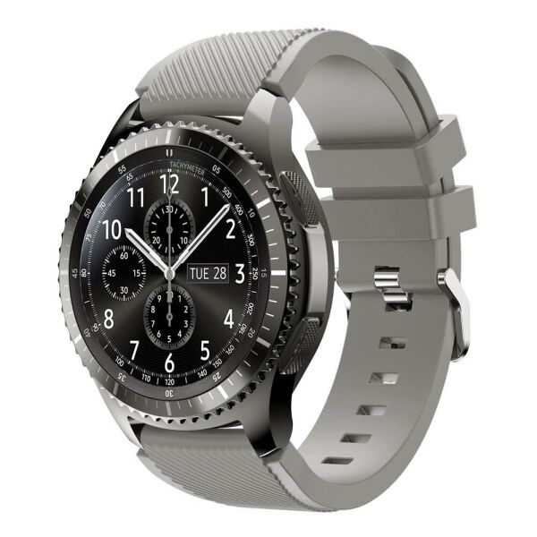 

Силиконовый ремешок Watchbands для Samsung Gear S3 - серый (WB001GREY3)