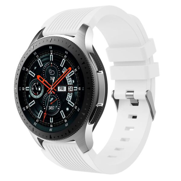 

Силиконовый ремешок Watchbands Galaxy для Samsung Galaxy Watch 46mm SM-R800NZSASEK - белый (WB001GALAXYWHITE6)