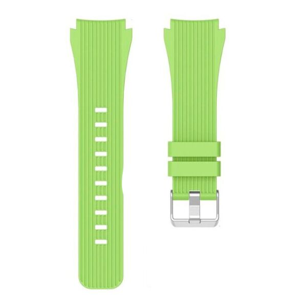 

Силиконовый ремешок Watchbands Galaxy для Samsung Gear S3 / Samsung Galaxy Watch 46mm - зелёный (WB001GALAXYGREEN20)