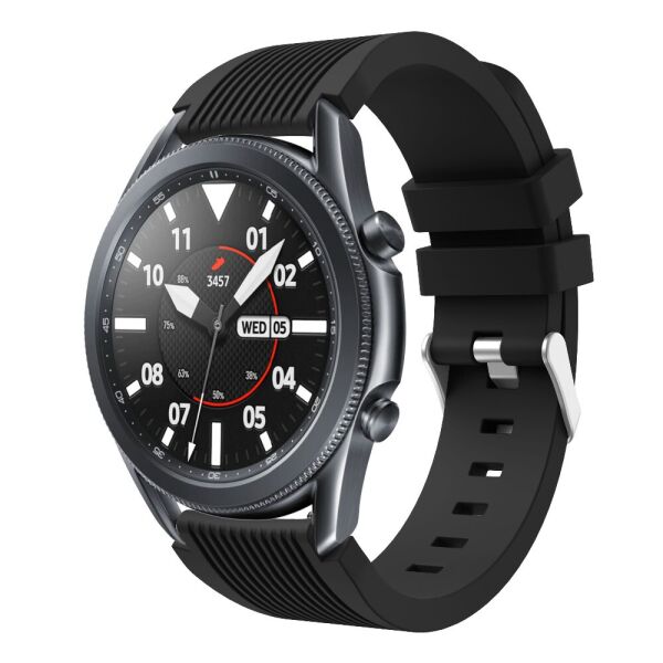 

Силиконовый ремешок Watchbands Galaxy Normal на часы Samsung Galaxy Watch 3 45mm - черный (WB001GALAXYBLACKNOR345)