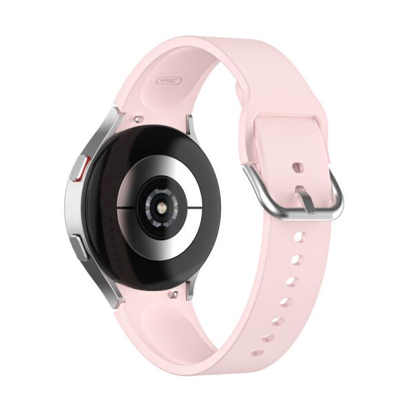 

Ремешок для Samsung Galaxy Watch 4 44mm - розовый / ширина крепления 20мм / силикон / размер L / Watchbands OneLine (WB00S4GALAXYONELINE5444)