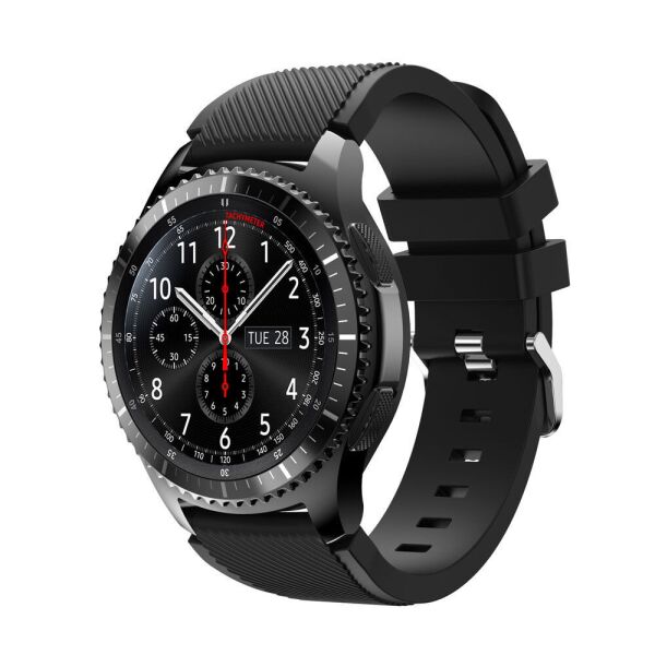 

Силиконовый браслет L 22мм Line для Samsung Galaxy Watch 46mm - черный (BLACK46)