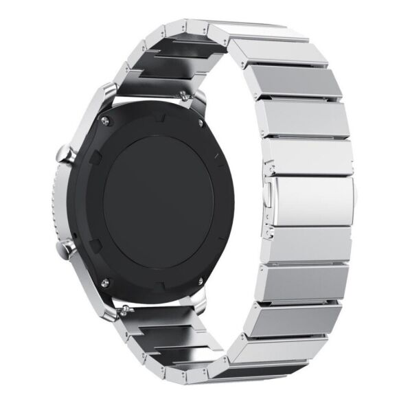 

Ремешок для Samsung Galaxy Watch 3 45mm - серебряный / ширина крепления 22мм / нержавеющая сталь / Watchbands Stainless Steel (WB005METALSILVER345)