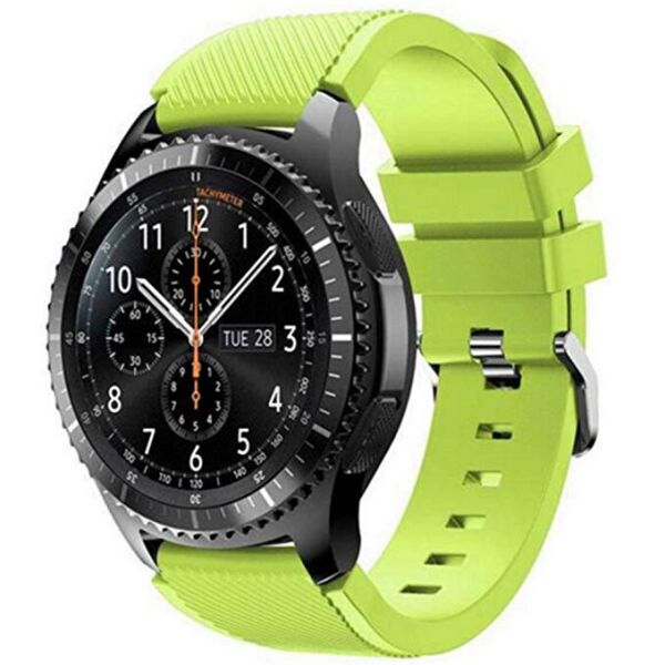 

Силиконовый ремешок Watchbands для Samsung Gear S3 - зелёный (WB001GREEN3)