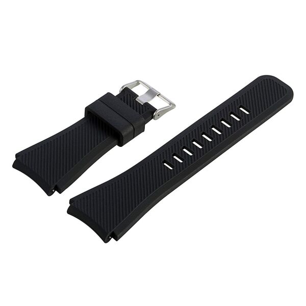 

Силиконовый ремешок Watchbands для Samsung Galaxy Watch 3 45mm - черный (WB001BLACK3452)