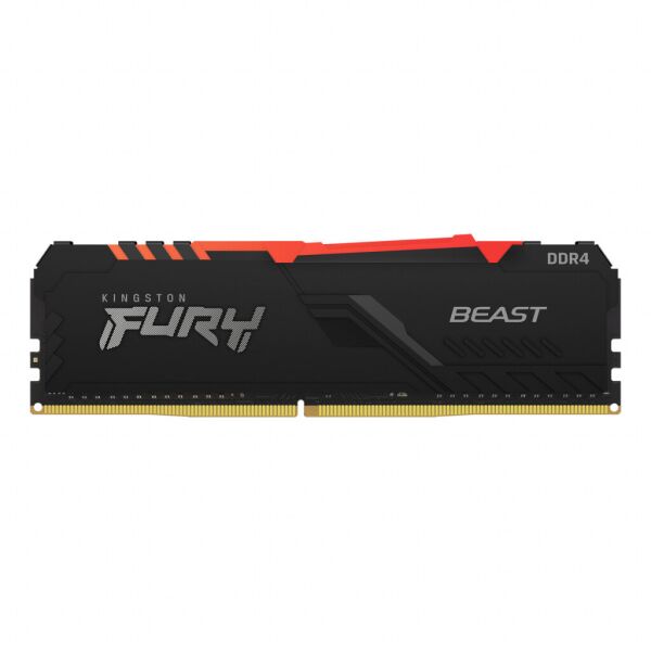 

Модуль памяти для компьютера DDR4 16GB (2x8GB) 3733 MHz Fury Beast RGB Kingston Fury (ex.HyperX) (KF437C19BBAK2/16)