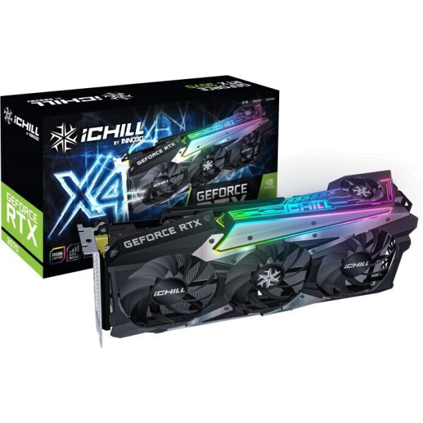

Inno3D GeForce RTX 3070 ICHILL X4 (Limited Hash Rate) (C30704-08D6X-1710VA35H)