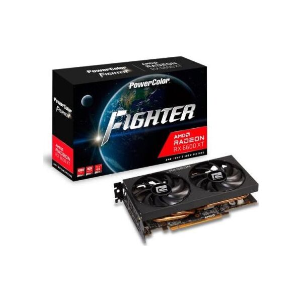 

PowerColor AMD RX 6600 XT Radeon Fighter 8Gb (AXRX 6600XT 8GBD6-3DH)
