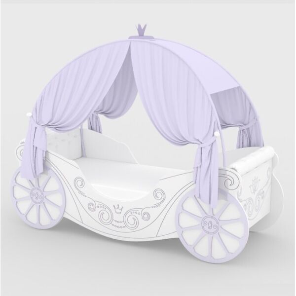 

Kровать-карета Заказ UA для девочки принцесса Гламур прованс (44029)