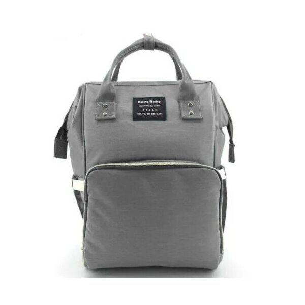 

Сумка-рюкзак мультифункциональный органайзер для мам Mom Bag EL-1230 Текстиль с термо отделением Серый
