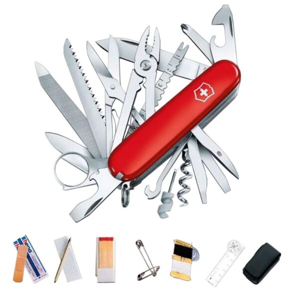 

Набор Victorinox SOS-SET (нож Victorinox SwissChamp + 12 предметов) Красный