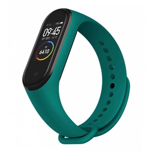 

Силиконовый ремешок MRK для фитнес браслета Xiaomi Mi Band 4/3 Темно-зеленый (mrk2043)