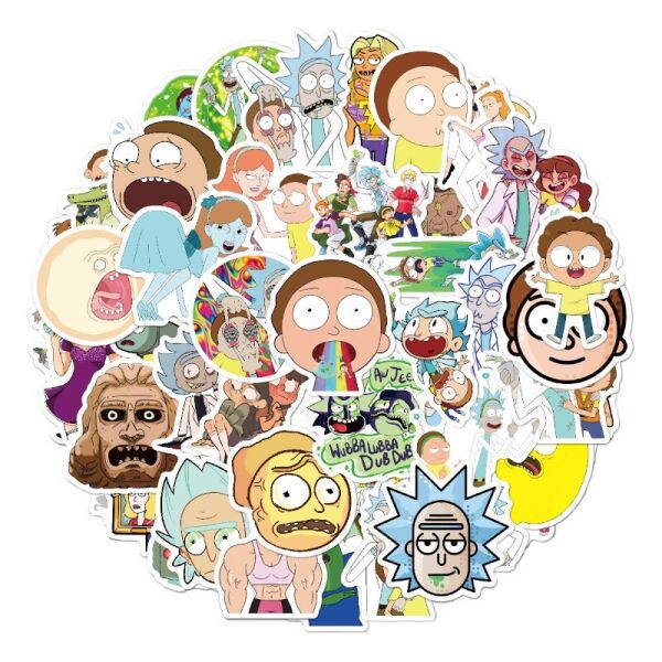 

Набор виниловых наклеек стикеров LTC Стикерпак Rick and Morty 100 шт. (ST0048)