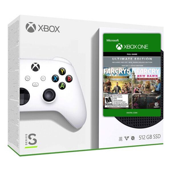 

Microsoft Xbox Series S 512Gb + Far Cry 5 Gold Edition + Far Cry New Dawn Deluxe Edition (русская версия)