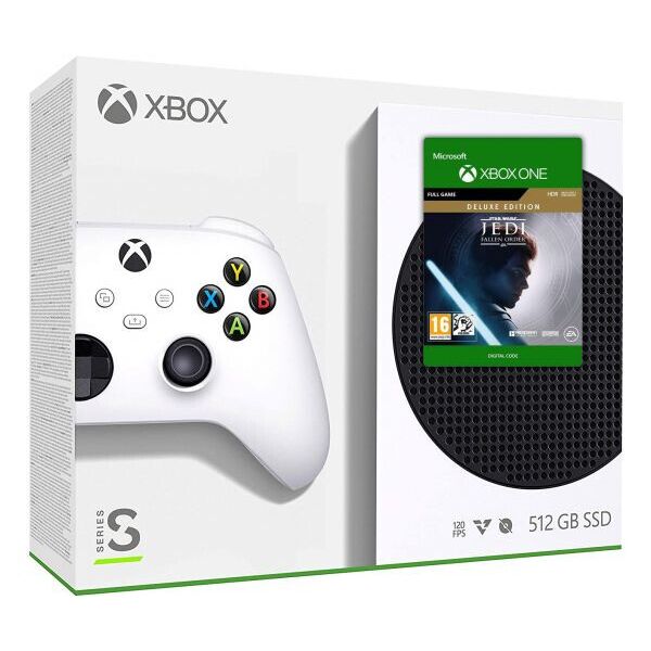

Microsoft Xbox Series S 512Gb + Star Wars Jedi: Fallen Order Deluxe Edition (русская версия)
