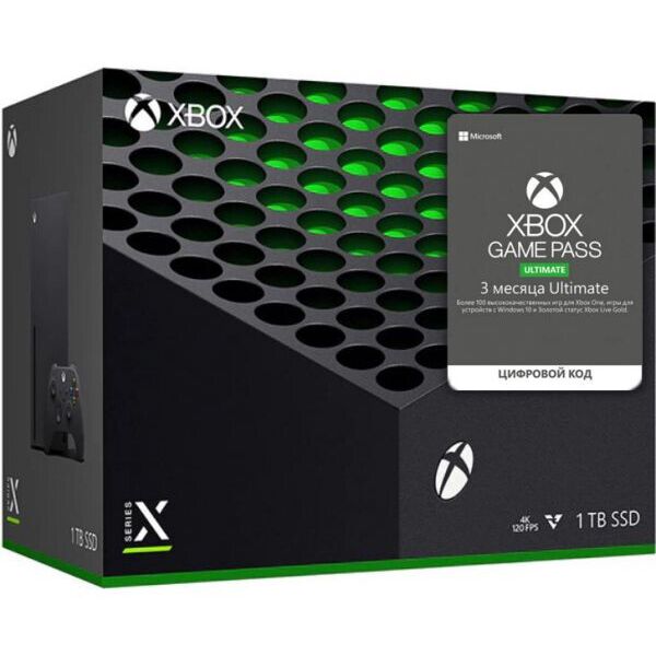 

Microsoft Xbox Series X 1Tb + Xbox Game Pass Ultimate (3 месяца)