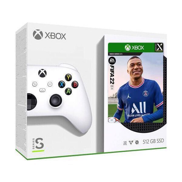 

Microsoft Xbox Series S 512Gb + FIFA 22 (русская версия)