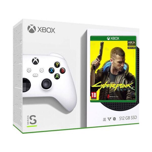 

Microsoft Xbox Series S 512Gb + Cyberpunk 2077 (русская версия)