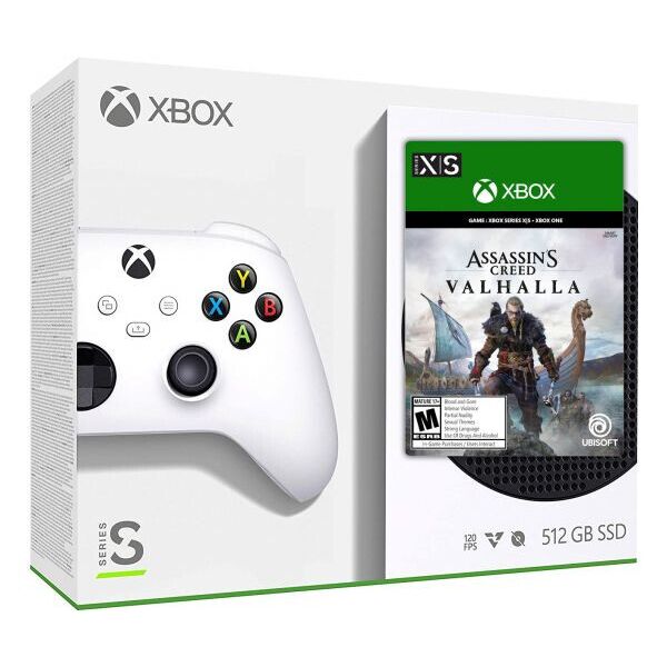 

Microsoft Xbox Series S 512Gb + Assassin’s Creed Valhalla\Вальгалла (русская версия)