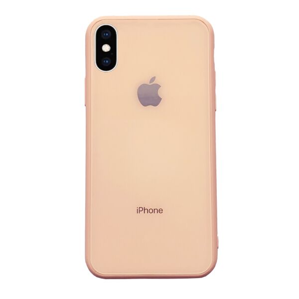 

Чехол стеклянный Glass case для IPhone X/Xs (07) Orange оранжевый