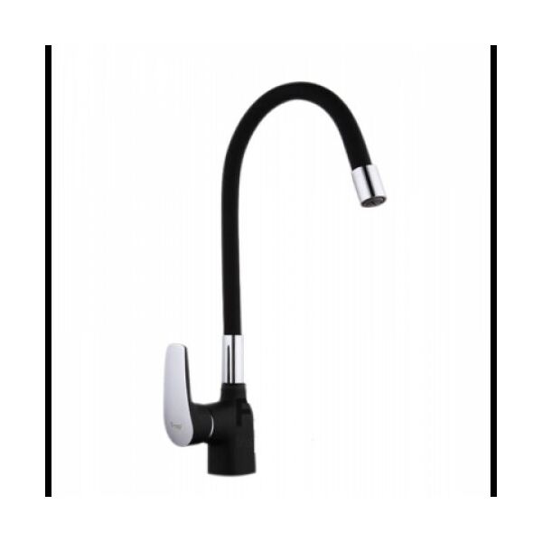 

Смеситель для кухни Frap F4453-04 с гибким изливом черный