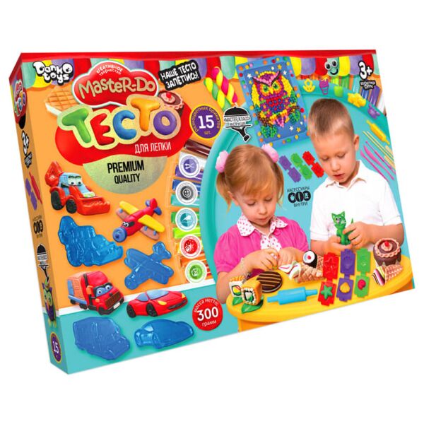 

Набор креативного творчества "Тесто для лепки Master Do" Danko Toys TMD-03-1-4 15 цветов ( TMD-03-04(15))
