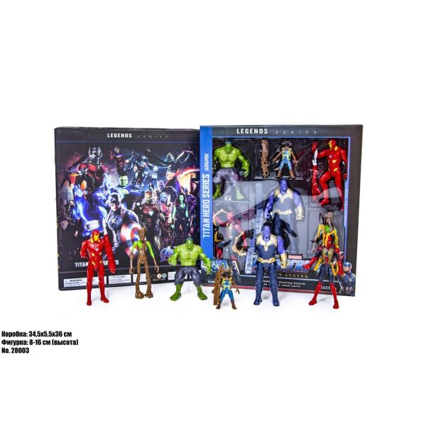 

Игровой Набор Мстители из 6шт Супер Героев Марвел Marvel 28003