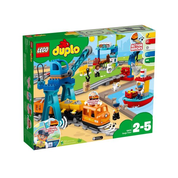 

LEGO DUPLO Town Грузовой поезд (10875)