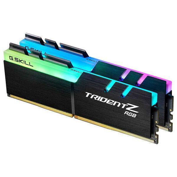 

G.Skill 16 GB (2x8GB) DDR4 3600 MHz Trident Z RGB For AMD (F4-3600C18D-16GTZRX)