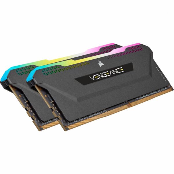 

Corsair 16 GB (2x8GB) DDR4 3600 MHz Vengeance RGB Pro SL Black (CMH16GX4M2Z3600C18)