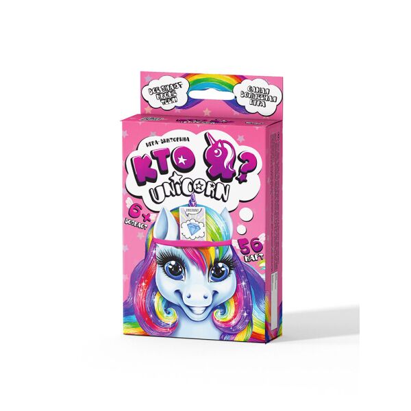 

Игра-викторина настольная «Кто я Unicorn» русская (32шт)
