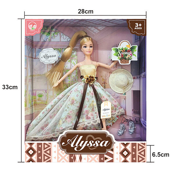 

Кукла "Alyssa" Summer in Italy, в кор. 33*28см (36шт)