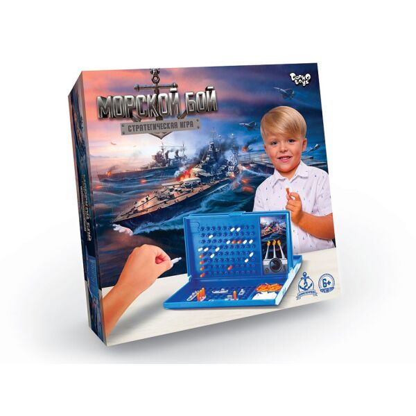 

Игра настольная развлекательная "Морской бой", рус., в кор. 25*25*4см (10шт)