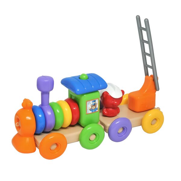 

Игрушка развивающая "Funny train", 23 элемента, в сетке 50*18*20см, ТМ Wader