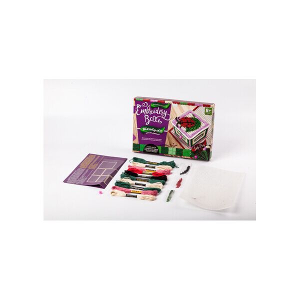 

Набор для творчества. Шкатулка "Embroidery Box", в кор. 20*28*3см (16шт)