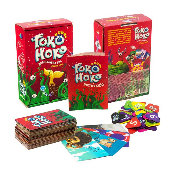 

Настольная игра "Токо-Моко - дорожная версия", украинская , в кор. 16,2*10,2*5см, ТМ Стратег, Украина (24шт)
