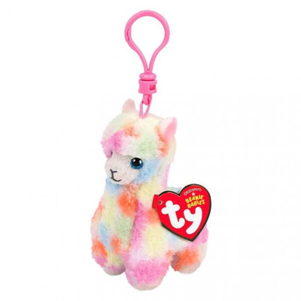 

Игрушка-брелок TY Beanie Babies Разноцветная лама "Lola" 12см