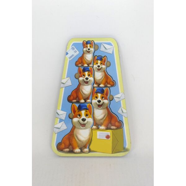 

Сортер больше-меньше "Корги-почтальоны", 29,5*15см, ТМ Ань-Янь, Украина