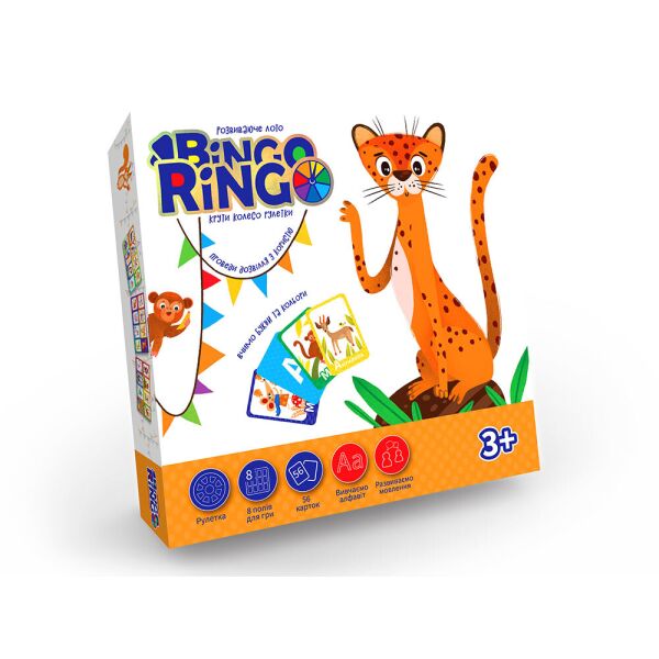 

Настольная игра "Bingo Ringo", укр. в кор. 25*25*4см (10шт)