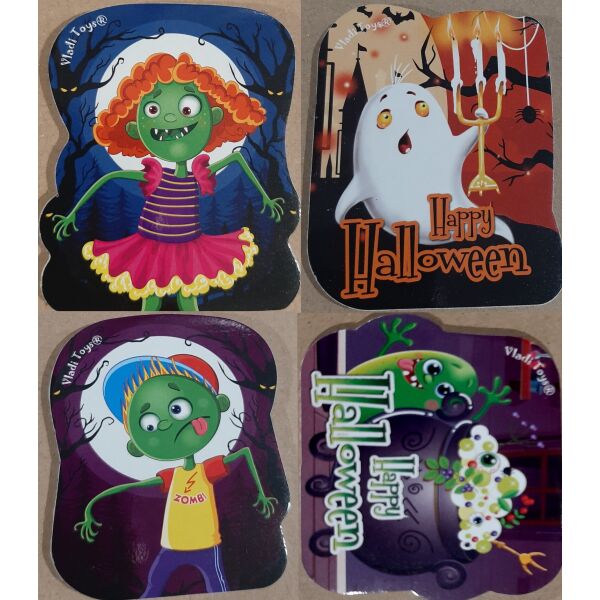 

Магнит декоративно-сувенирный "Halloween", 1 шт., в пак. 10*7см, Украина, ТМ Влади Тойс
