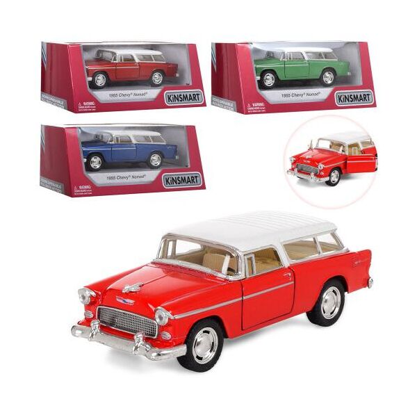 

Машина метал. "Kinsmart" "Chevy Nomad 1955", в кор. 16*8,5*7,5см (24шт)