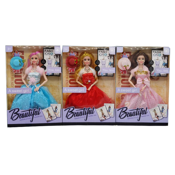 

Кукла "Бриджит" Beautiful, 3 вида, в кор. 31*20*4см (120шт/2)