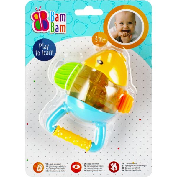 

Погремушка "Рыбка", планшет 21*15см, ТМ Bam Bam, Польша