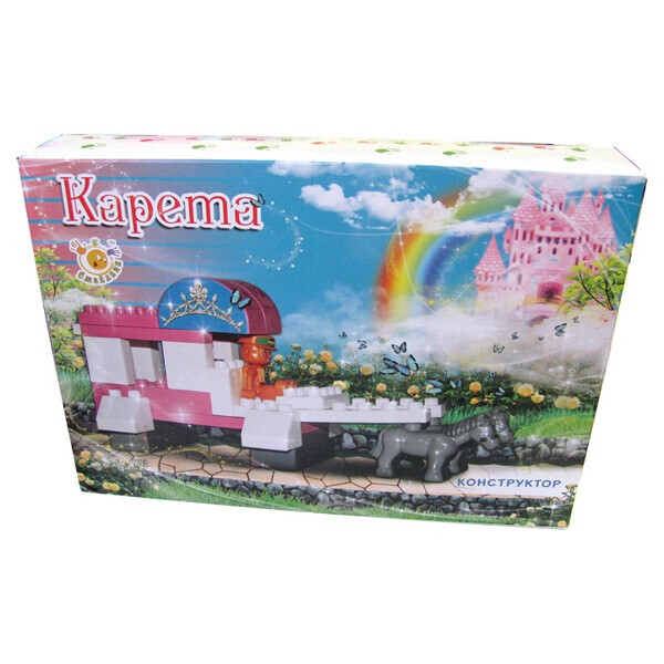 

Конструктор "Карета" мини, 35 дет., в кор. 36*25*7см, ТМ Долони, Украина