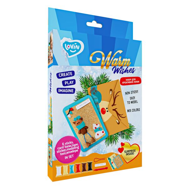 

Набор для творчества Lovin Warm Wishes Стильный олень, в кор. 24*15*3см