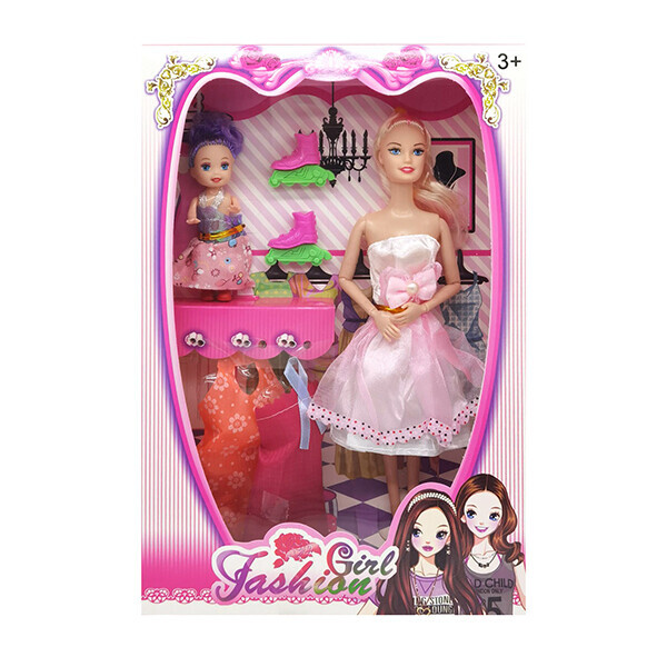 

Кукла "Isabella" с дочкой, ролики, одежда, в кор. 33*22*5см (72шт/2)