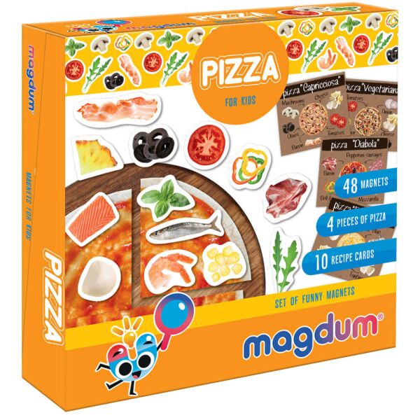 

Набор магнитов «Pizza», 30 магнитов, в кор. 20*20*4см, Украина, Magdum