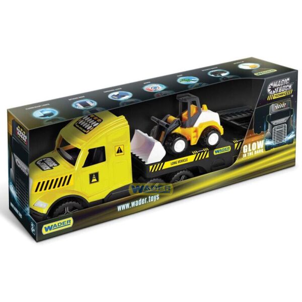 

Машина- эвакуатор "Magic Truck Technic" с бульдозером, в кор. 79*19,5*28см, ТМ Wader