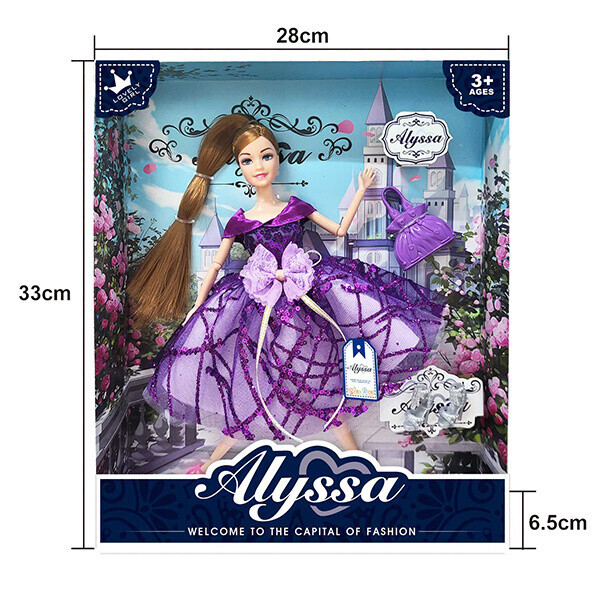

Кукла "Alyssa" Welcome to the capital of fashion, в кор. 33*28см (36шт)