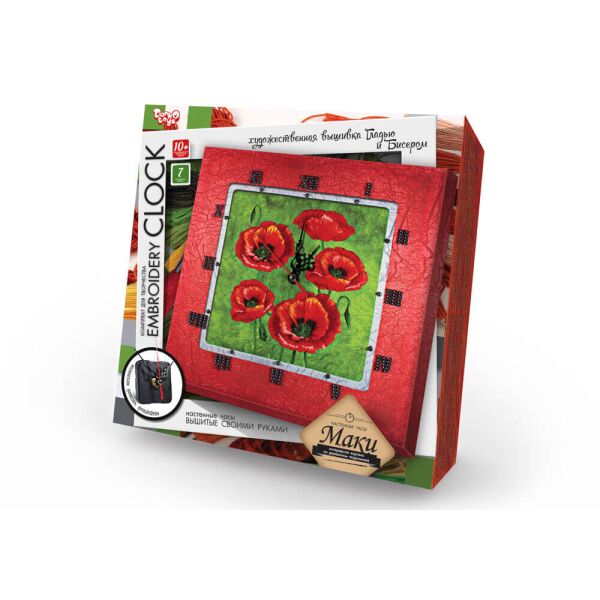 

Часы "Embroidery clock", в кор. 32*32*4см (10шт)